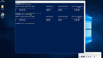 How To Add Disk To Windows  Nano Server 2016 Using PowerShell