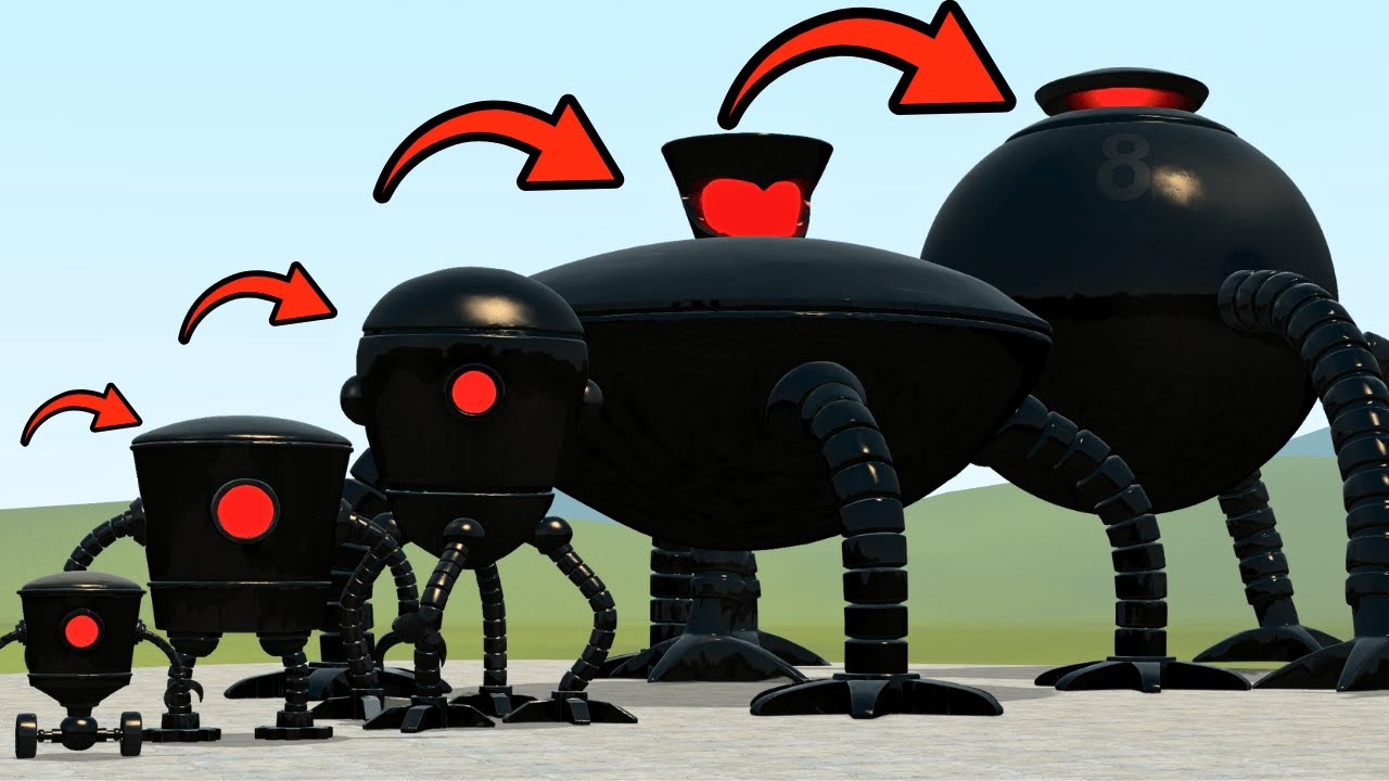 Новая эволюция Омнидроида V.x8 в Garry's Mod