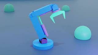 Robot Arm Animation | 3D Robotic Claw Movement
