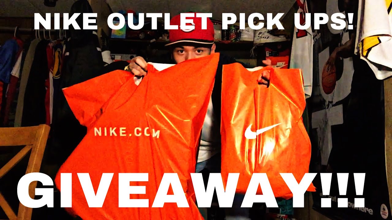 NIKE OUTLET PICK UPS AND GIVEAWAY YouTube