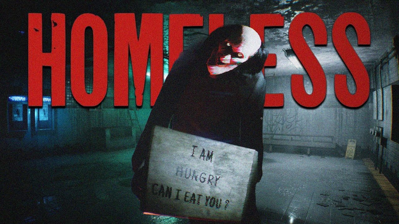 The TERRIFYING 10-Foot Man in the Subway | Homeless Horror Game (Darkphobia Games)