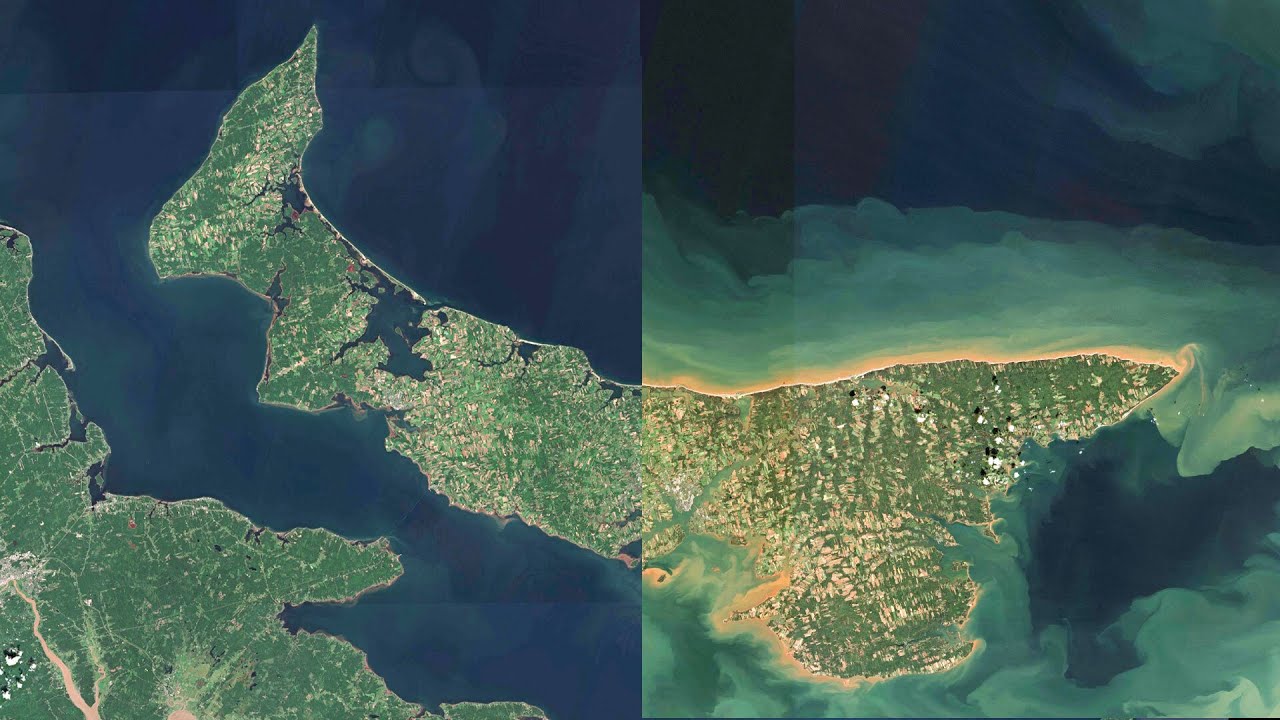 Fiona Reshapes Prince Edward Island Coastline See The View From Space Fiona reshapes prince edward island coastline see the view from space