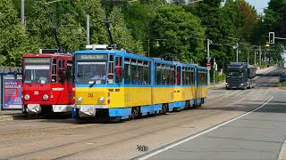 Gotha (Tram; Thüringer Waldbahn und Straßenbahn Gotha (TWSB) (Tatra)) (20250618) (Slide show)