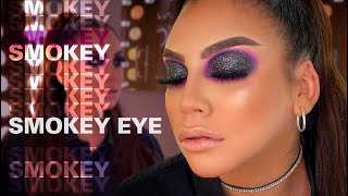 Smokey plateado con morado - JUANHERNANDEZMAKEUP