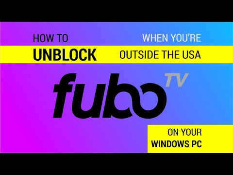 Fubo setup video for Windows