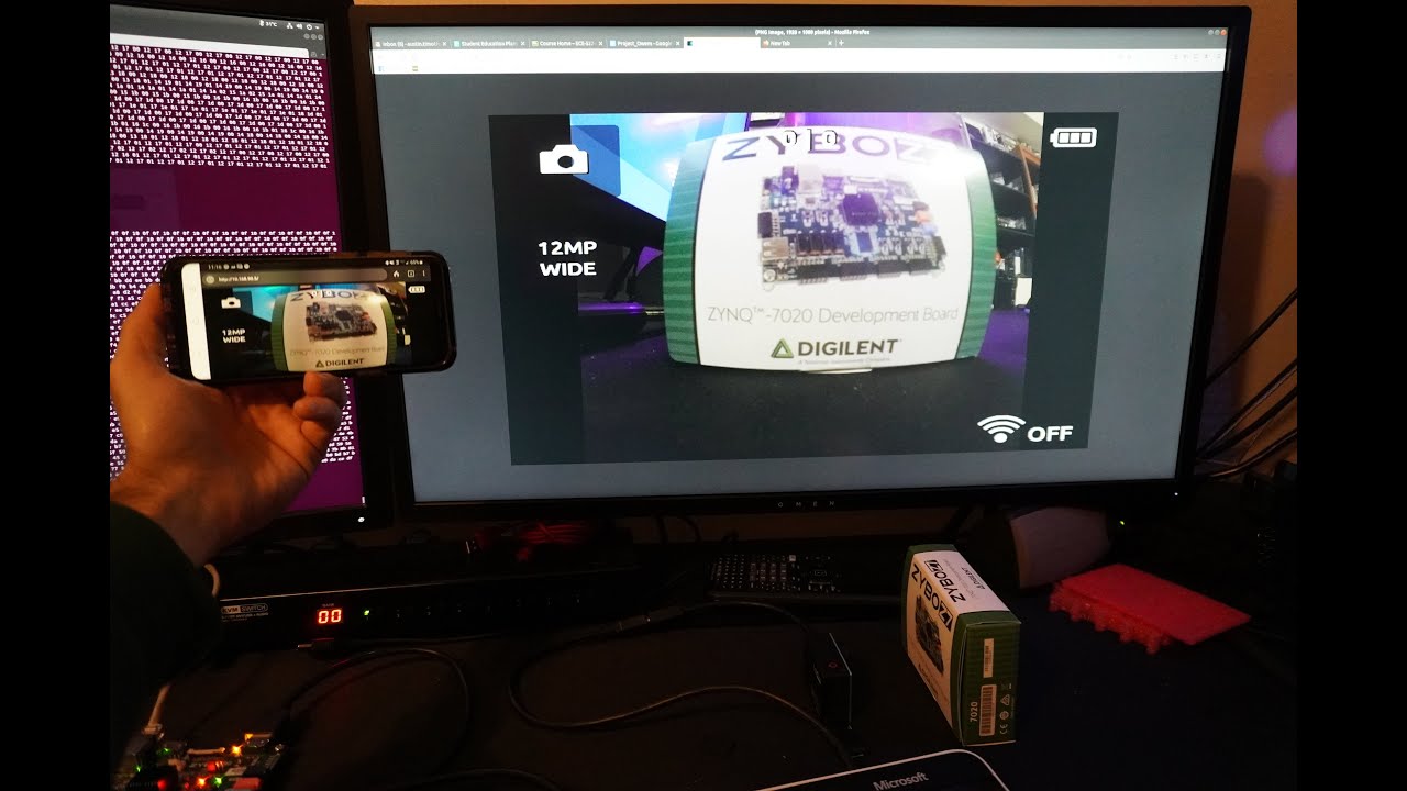 VDMA with Video Test Pattern Generator and HDMI Input with Zybo Z7-20 Demo