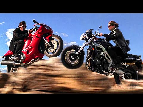 トム・クルーズとバイクで死闘 | ミッション：インポッシブル2