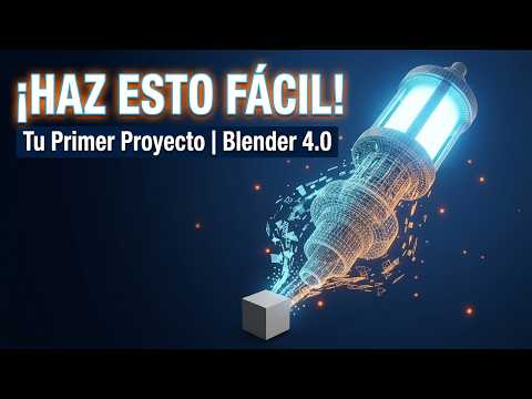 Modelado 3D FÁCIL: Tu Primer Proyecto en BLENDER 4.0