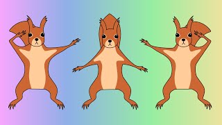 Oddloop dancing Squirrel (Animation Meme) || Frederic 