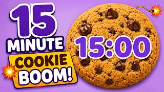 🍪⏰ 15 Minute Cookie BOOM Timer | Classroom Focus Countdown