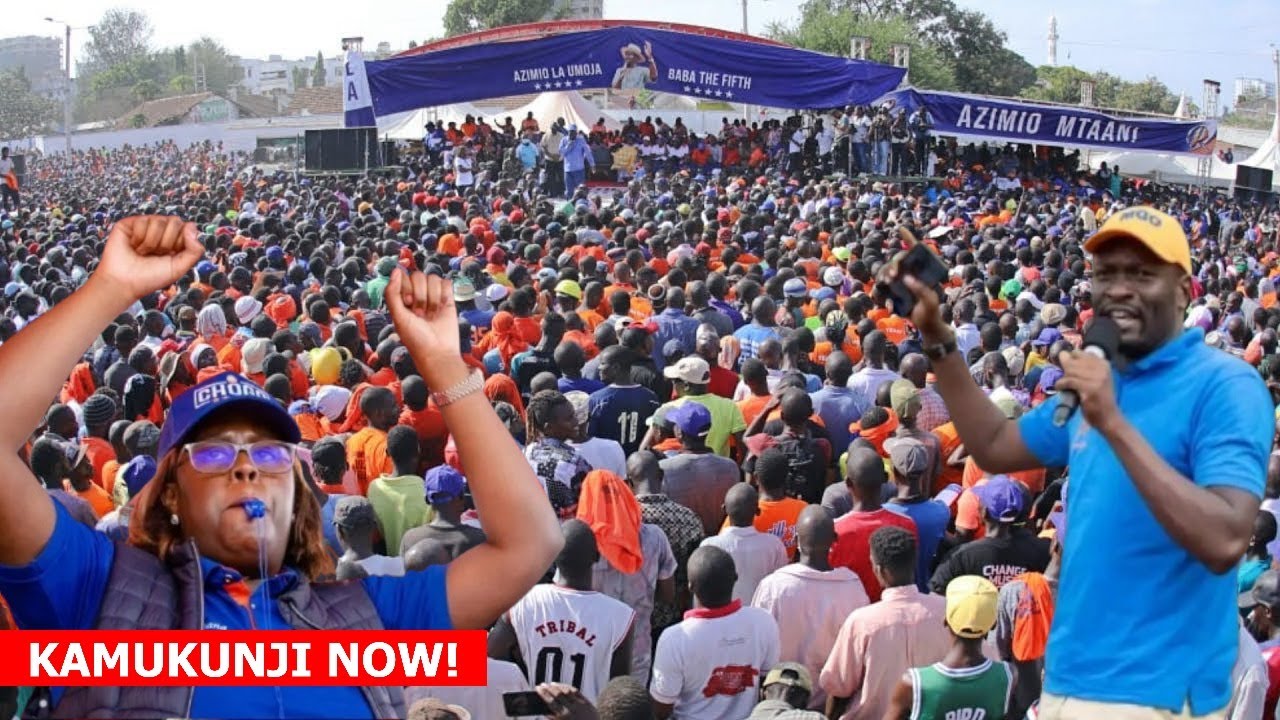 LIVE: Winnie Odinga, Sifuna, babu Owino Mega Rally at Kamukunji after ditching Ruto!