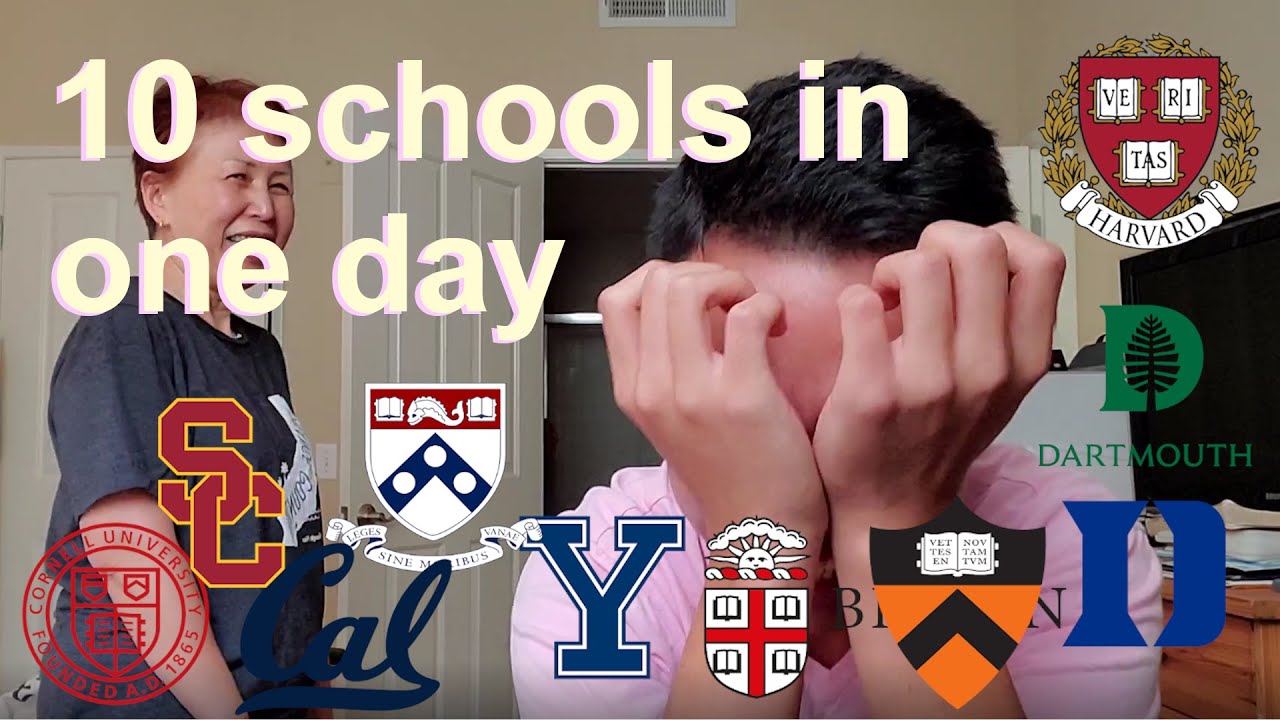 Accepted into 7 SCHOOLS ON IVY DAY?? COLLEGE DECISION REACTION 2020