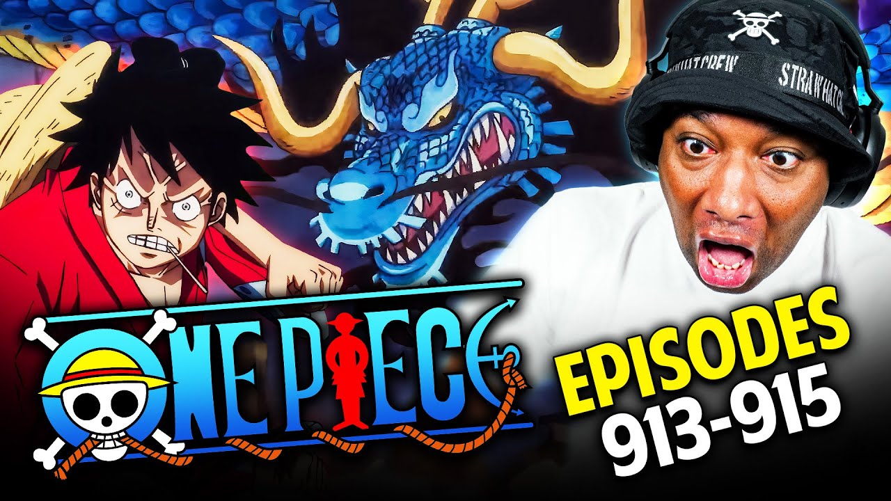 LUFFY VS KAIDO! One Piece Episode 913, 914, 915 Reaction!