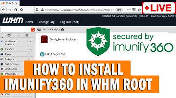 [🔴LIVE] How to install Imunify360 in WHM root?
