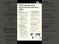 EPFO Rules for International Workers