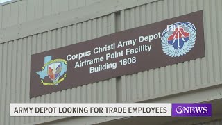 Corpus Christi Army Depot in need of trade workers