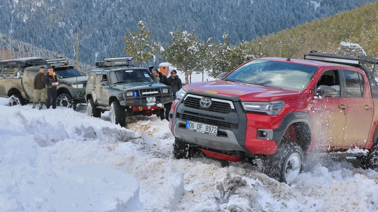 Toyota Hilux 🔥Jeep Cherokee 4.0🔥 Mitsubishi L200🏆 OFF ROAD 🇹🇷 @TURKIYE