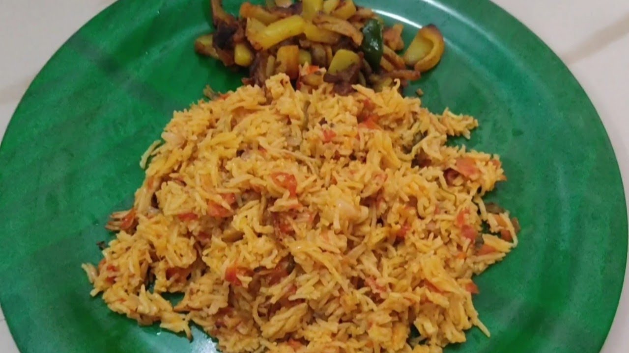 Tomato Rice in pressure cooker / Tomato Rice / Tomato pulao / 