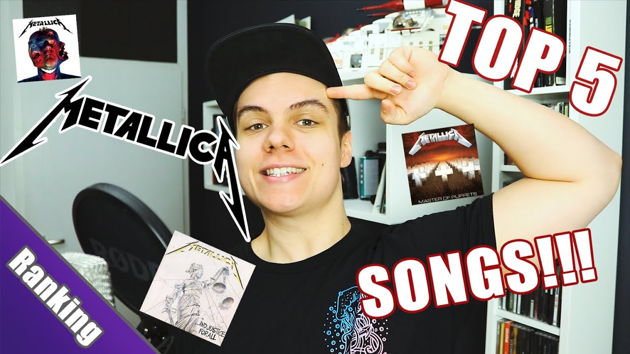 TOP 5 METALLICA Songs!! | RockSchopp's Ranking 
