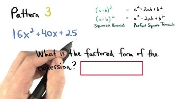 Factor Pattern 3 - Visualizing Algebra