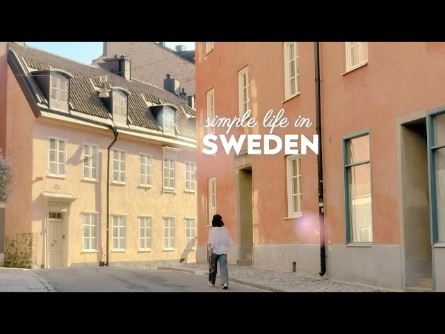 Travel vlog - ☀️ Slow Life in Sweden | Simple Joys of Ordinary Days in Stockholm | Swedish Treats, Aesthetic Cafes