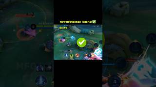 New Retribution Tutorial Mobile Legends Tutorial #New #mlbb #mlfoolgamer #mobilelegends #shorts