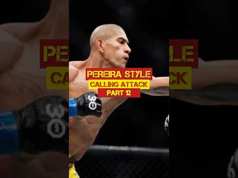 Alex Pereira “Call attack” drill. How Poatan knocks out #alexpereira #mma #ufc