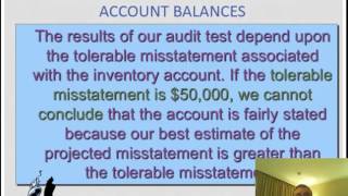 Audit sampling - substantive proceedures