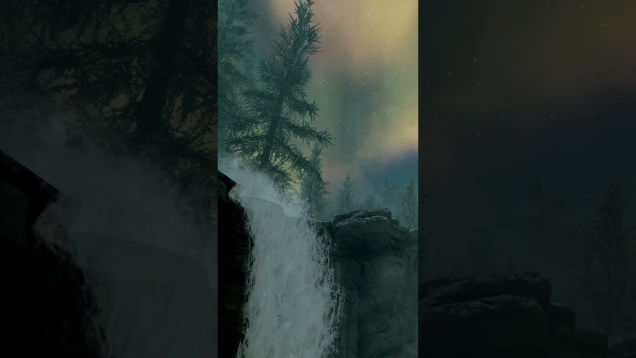 Moonlit Waterfall | Skyrim Scroll Break
