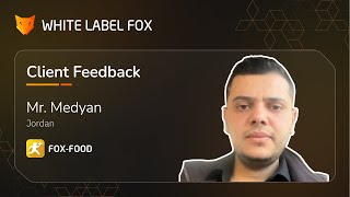 Client from Jordan Appreciated White Label Fox for Smooth Food Delivery App