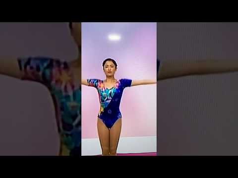 テレビ体操 松下亜実 ハイレグレオタード６