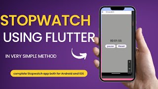 Flutter Stopwatch Tutorial: Building a Stopwatch App | Badar khalil | Coding