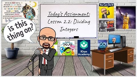 Lesson 2.2: Dividing Integers