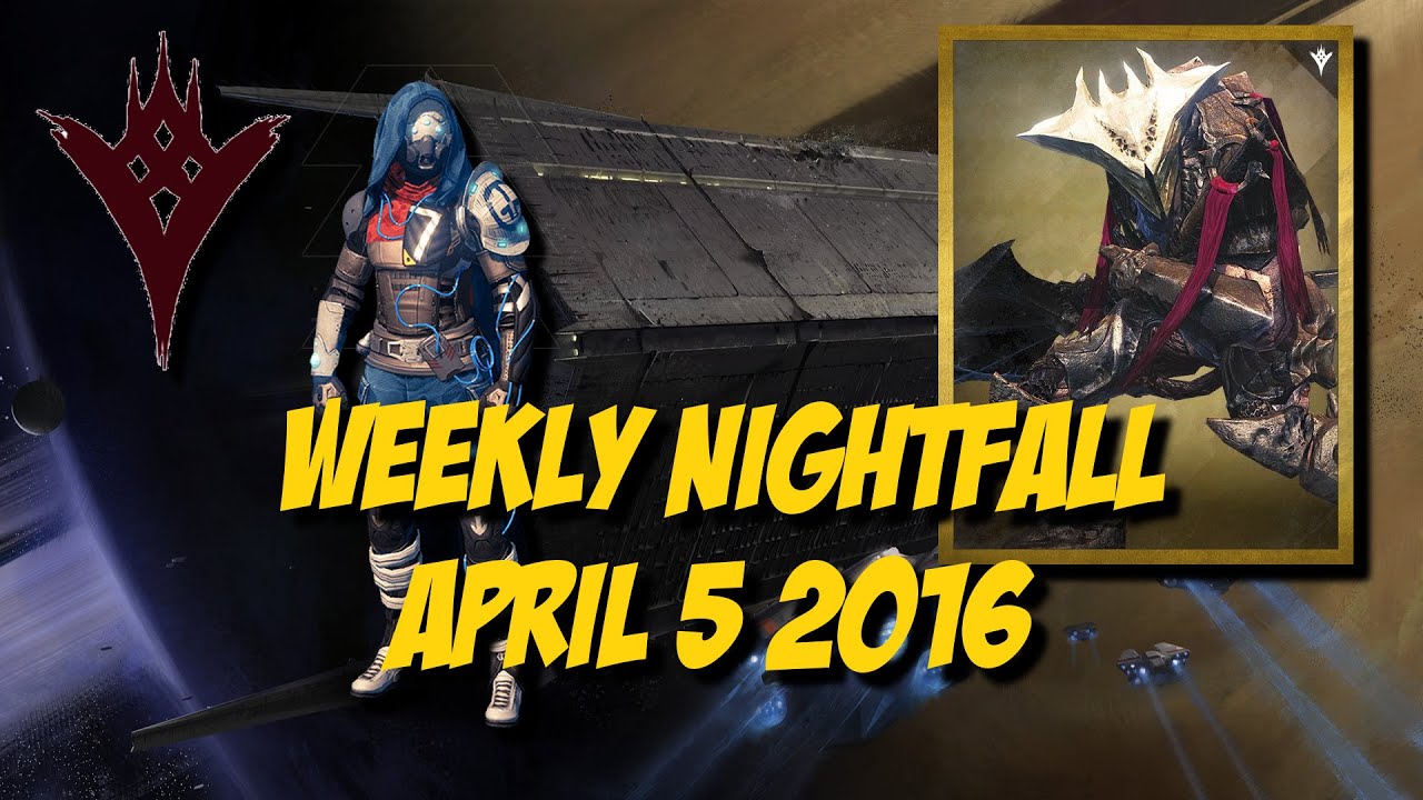 Destiny TTK - Weekly Nightfall - April 5 2016