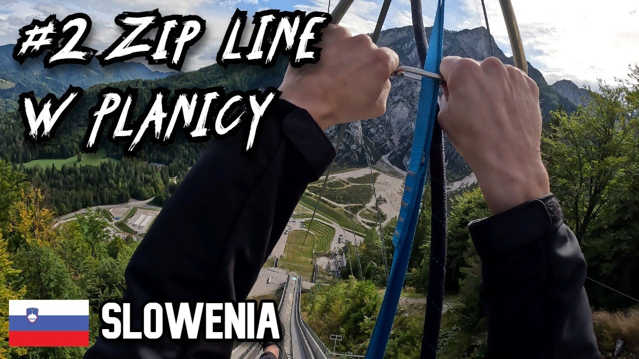 Zip Line w Planicy - zjazd ze skoczni narciarskiej! #2 #słowenia