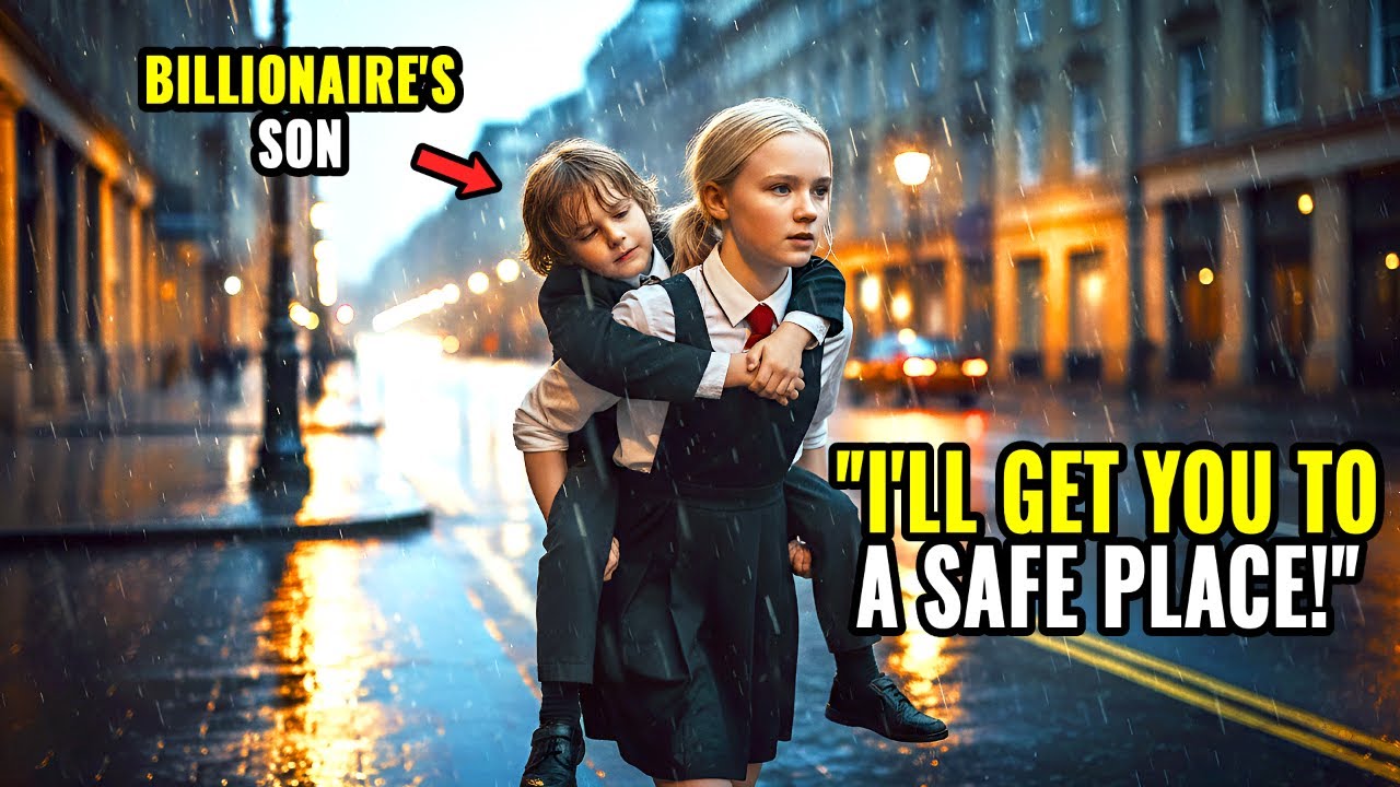 Maid's Daughter Helped a Lost Boy Freezing in the Rain — Unaware He Was the Son of a Billionaire