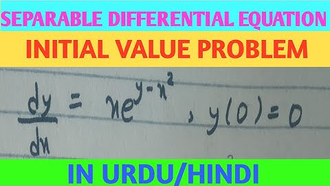 Solve initial value problem y