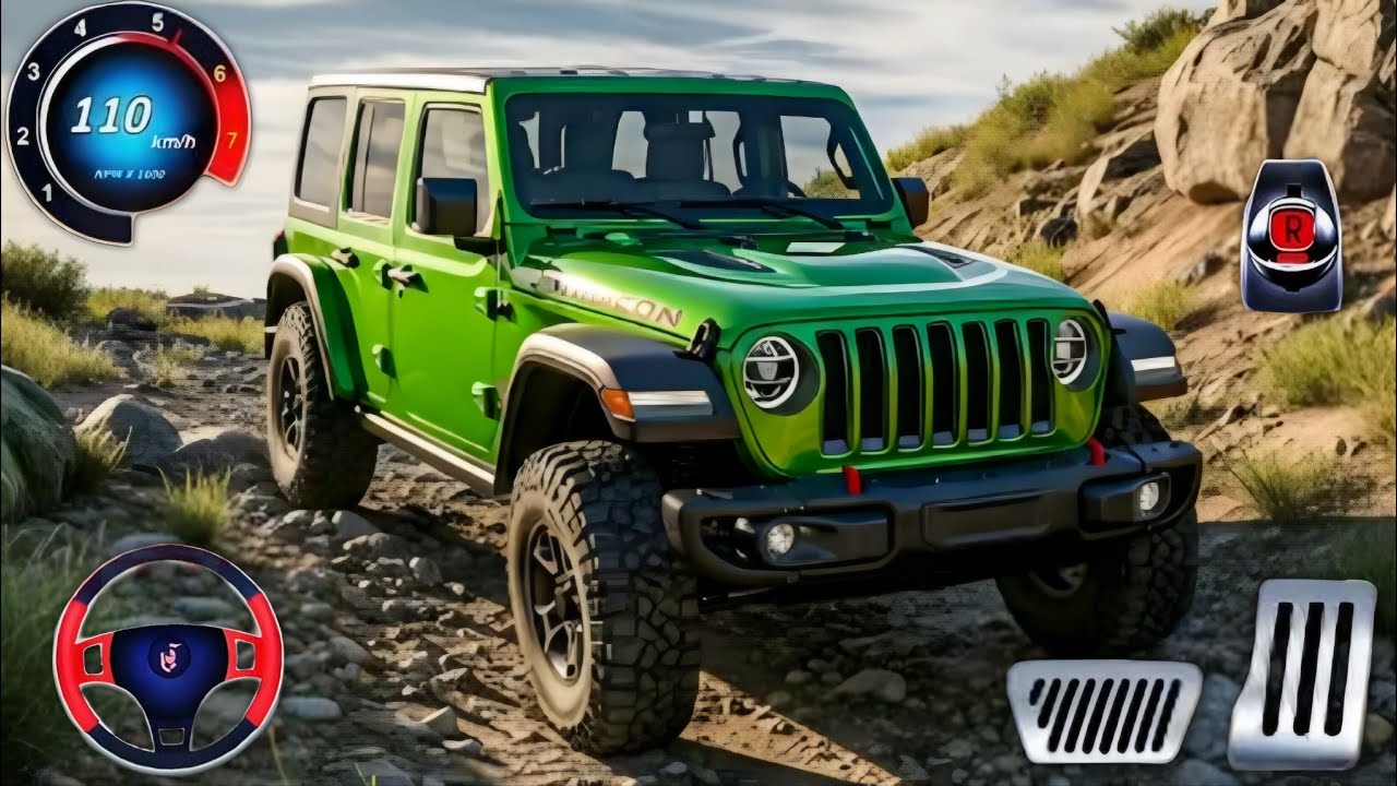 Offroad Jeep Driving Simulator - Luxury SUV 4x4 Prado Driver - Android GamePlay