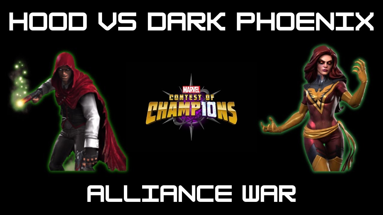 r3 Hood vs r4 Dark Phoenix boss || AW || mcoc