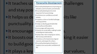 Essay Personality Development #personalitydevelopment#personailty #shorts #youtubeshorts#development screenshot 2