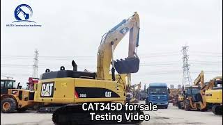 45ton Used Excavator Cat 345D 345dl Used Crawler Excavator Original Cat 345D for Sale