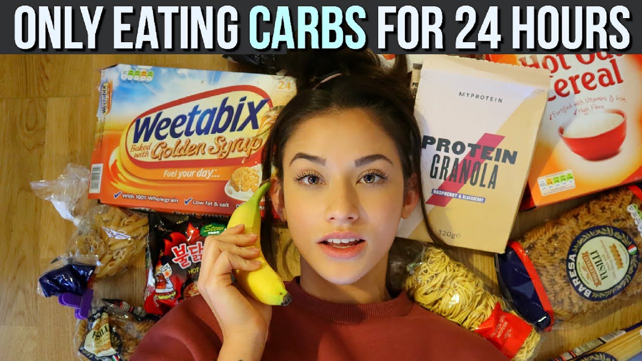 ONLY EATING CARBS FOR 24 HOURS | Carbo-loading (for the cure) - YouTube