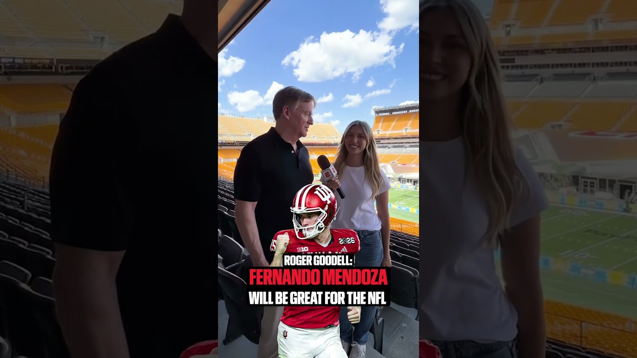 Roger Goodell is excited to see what Fernando Mendoza brings to the NFL š