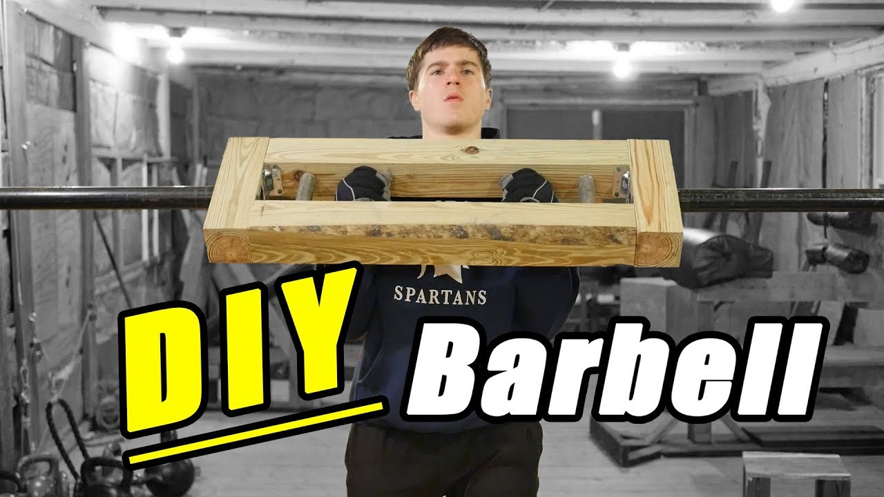 Homemade DIY Wooden Multi Grip Barbell - YouTube