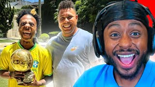 Sharky Reacts To iShowSpeed Meets Ronaldo Nazário!