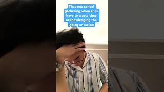 POV: You have to attend that one anti-racist or lgbtq school gathering #edge #memes #troll #viral