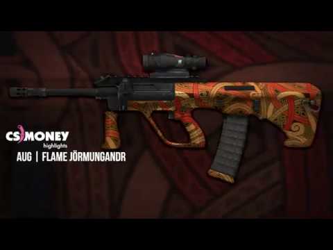 CS:GO | AUG - Flame Jörmungandr - YouTube