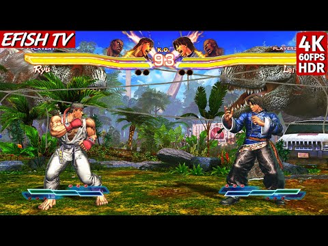 Ryu & Balrog vs Lei & Marduk (Hardest AI) - Street Fighter X Tekken
