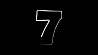 COUNTDOWN TIMER 10 sec ( v 461 ) simple timer with sound effects HD 4k
