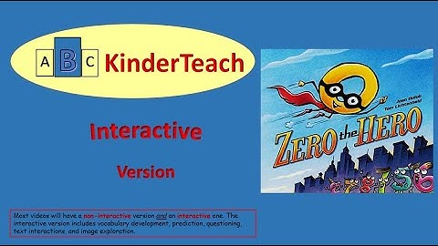 Zero the Hero - Interactive Read Aloud
